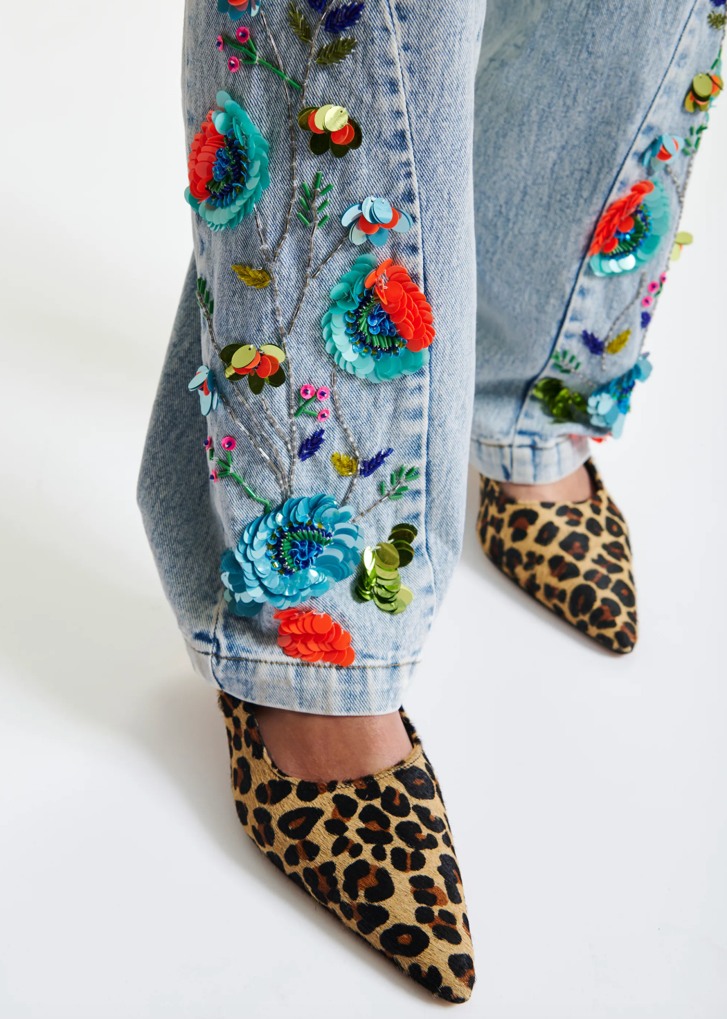 Essentiel Antwerp Innecticut Sequin Denim Jeans