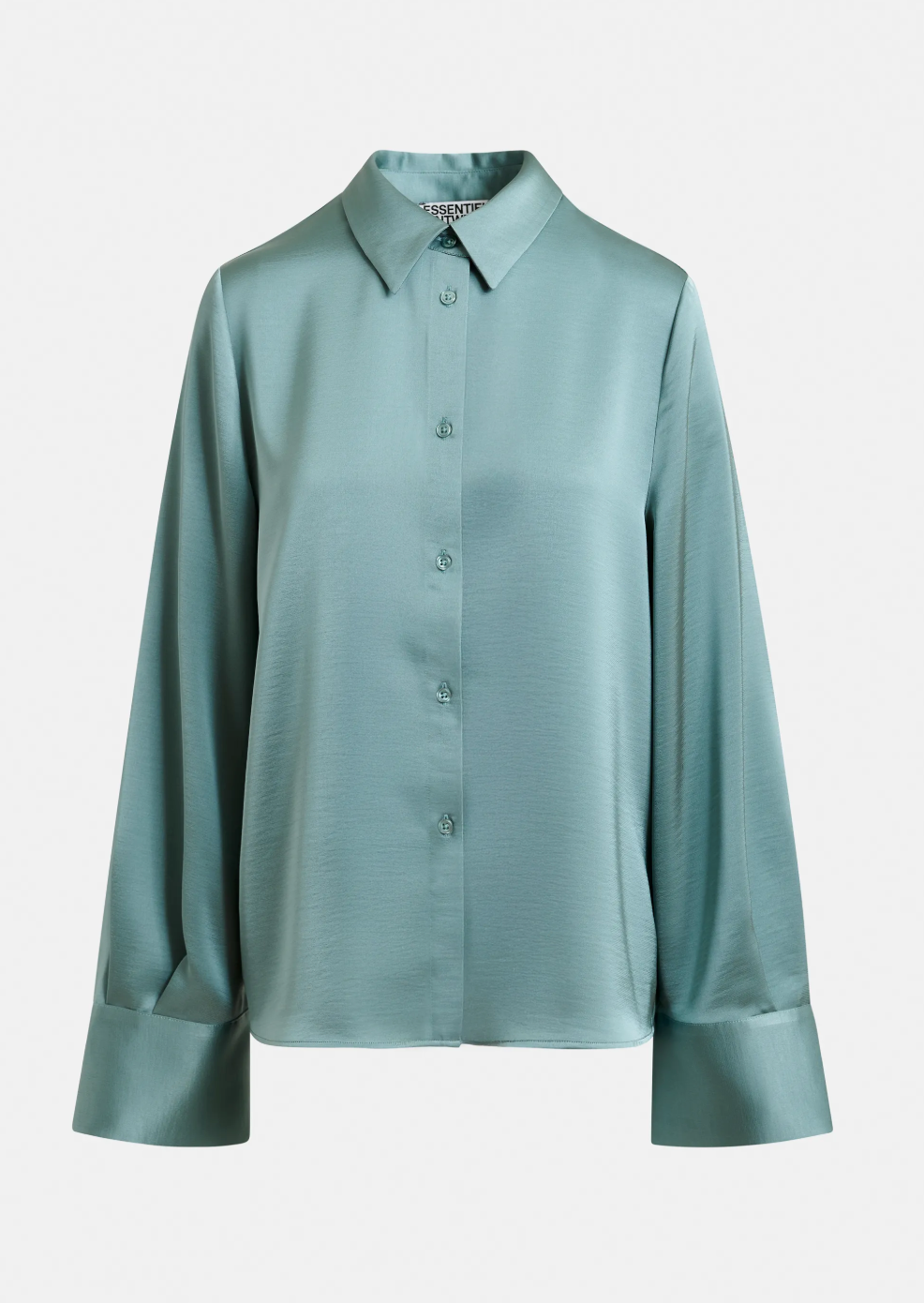 Essentiel Antwerp Ipomoea Boxy Top in Poseidon Blue