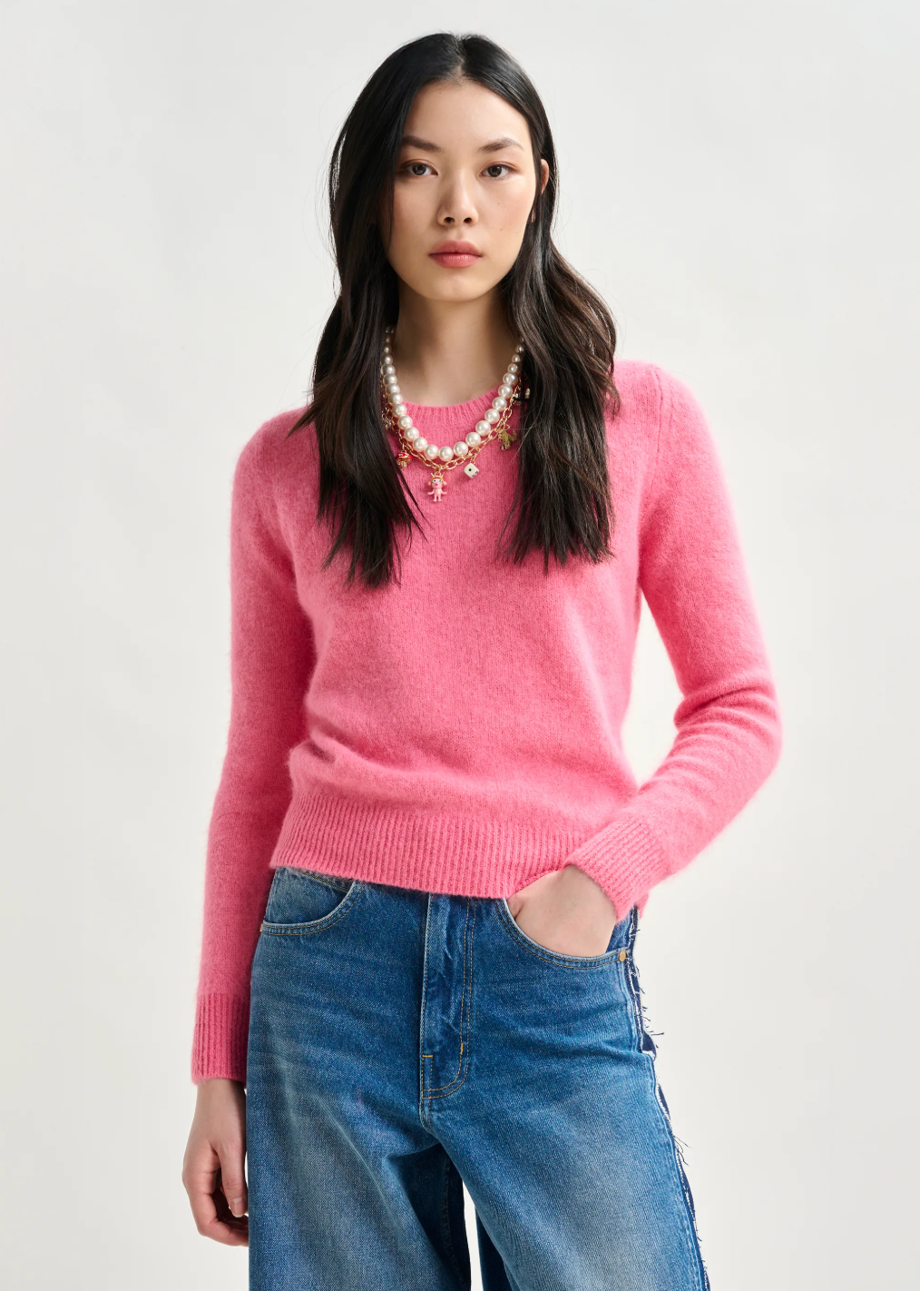 Essentiel Antwerp Imany Charm Necklace in Gold