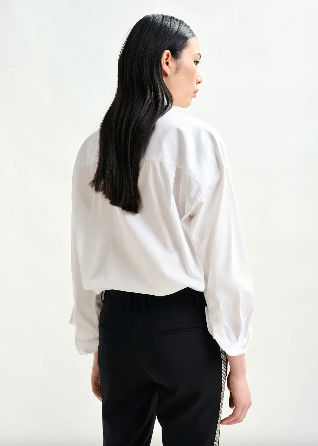 Essentiel Antwerp Iliza Embellished Shirt in White