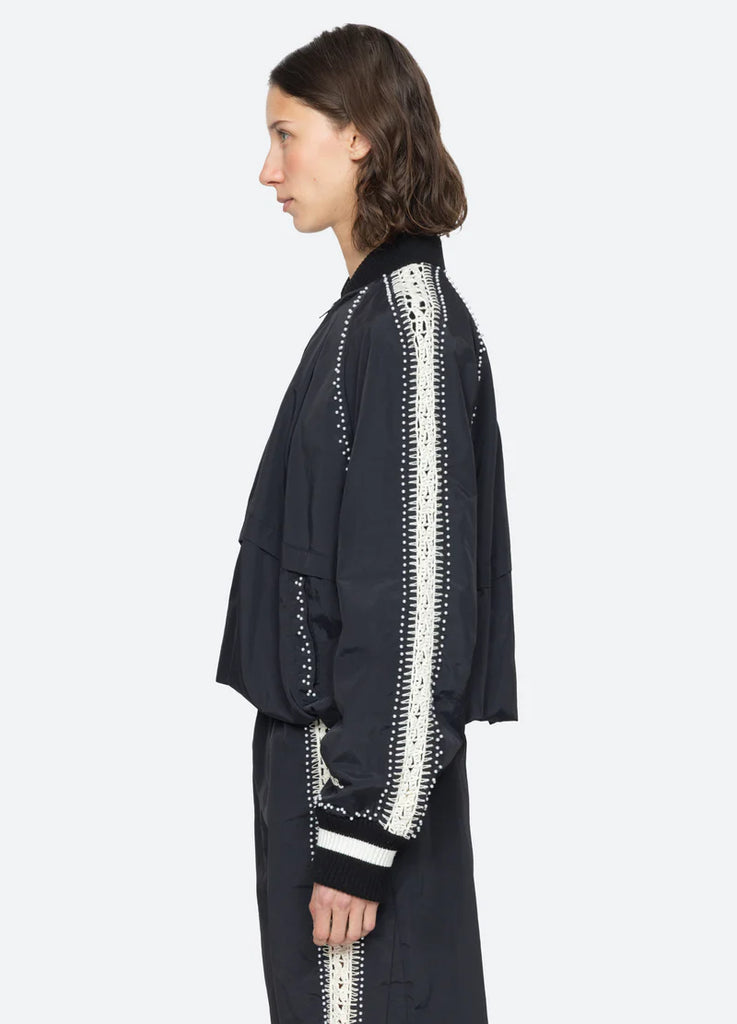 Sea New York Alberta Pearl Jacket in Black – shopatanna