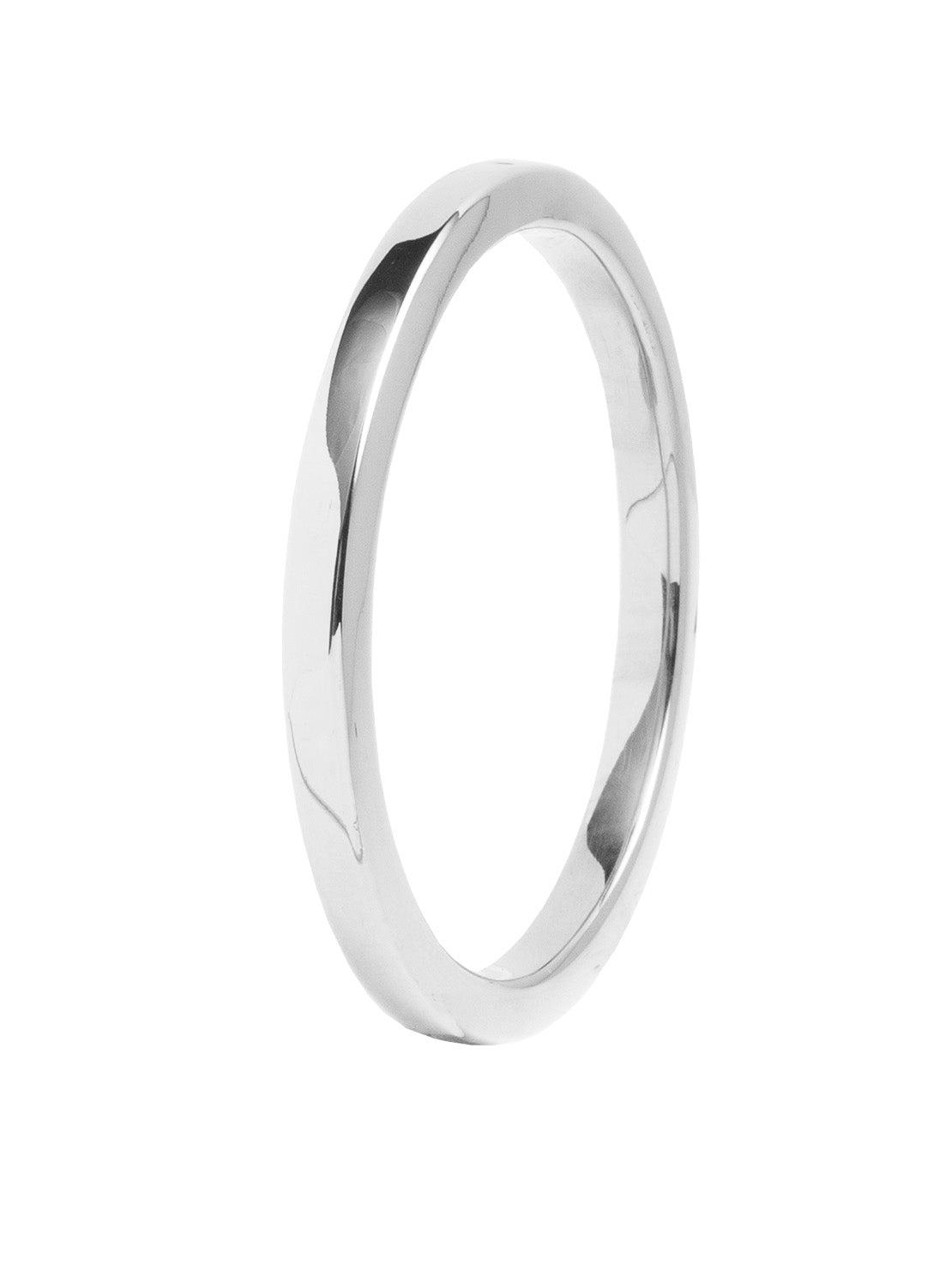 Tilly Sveaas Silver Plated Square Edge Bangle