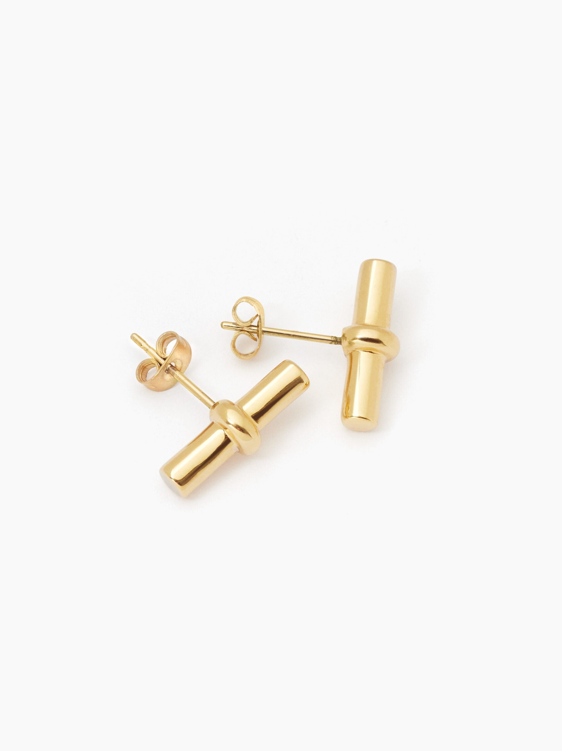 Tilly Sveaas Gold T Bar Studs