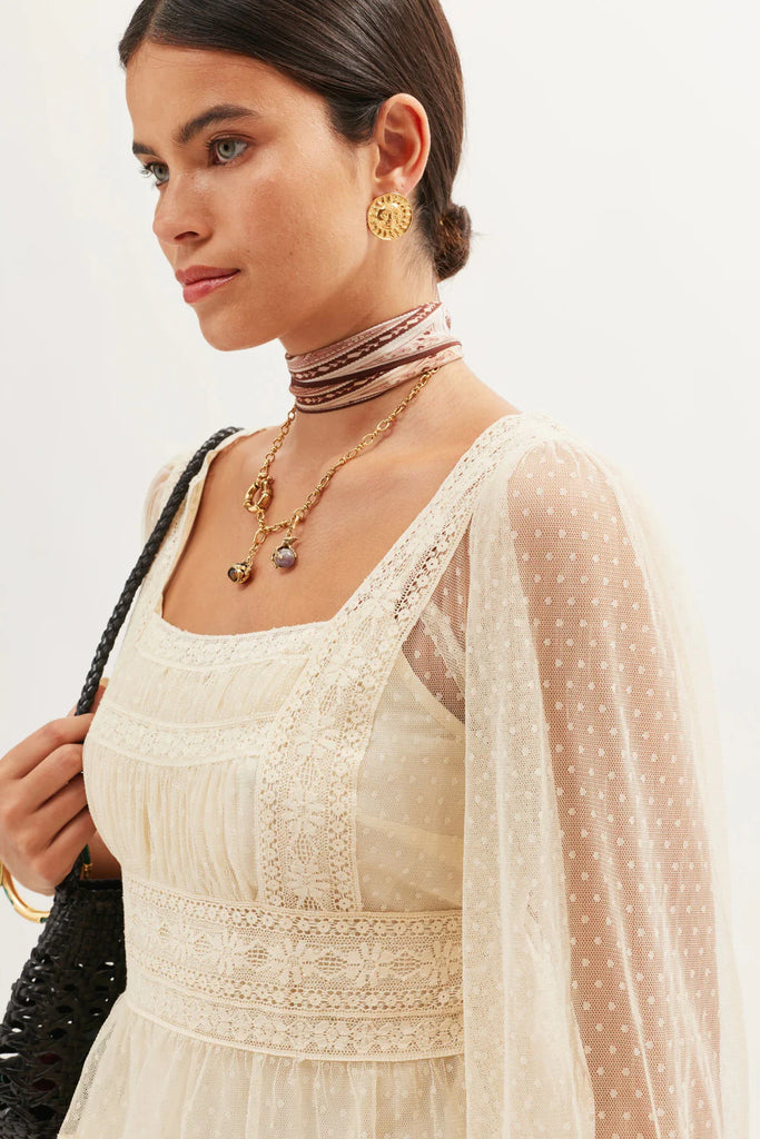 トップス Tyla ribbon set tops ivory andmary Tyla ribbon set tops