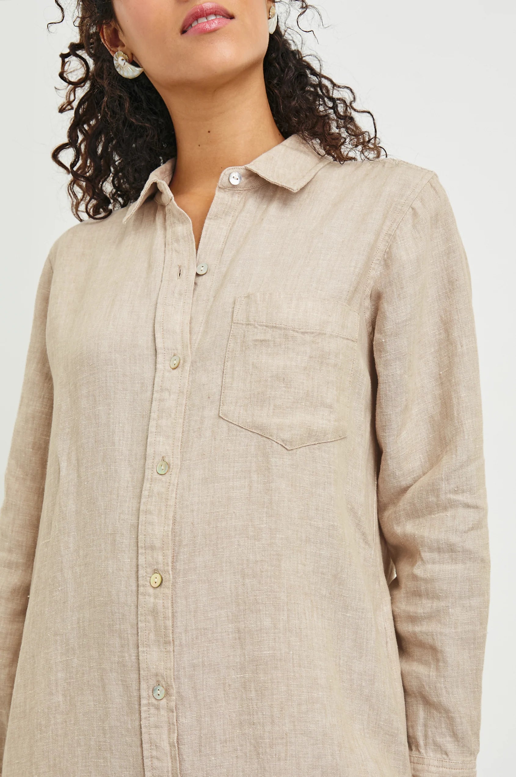 RAILS Val Dress in Heathered Flax