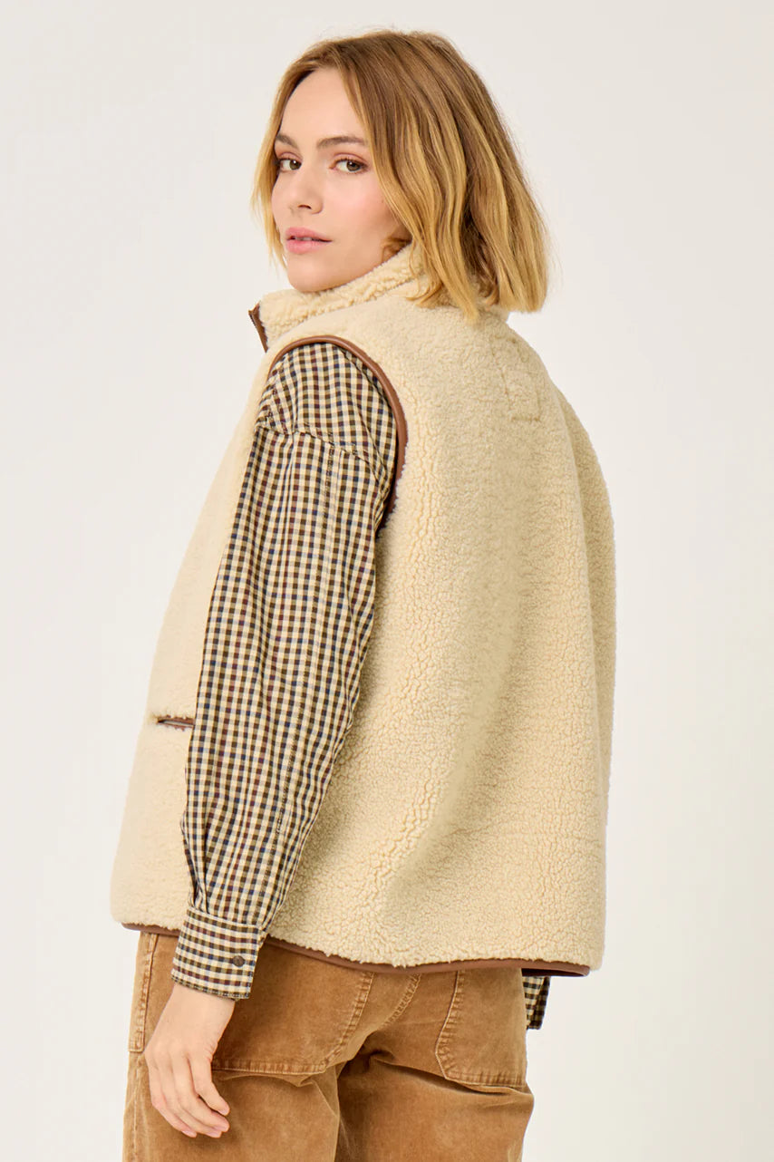 Five Jeans Valoris Gilet in Greige