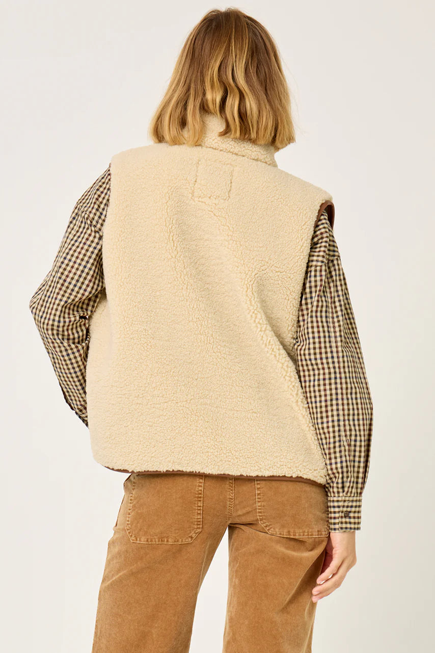 Five Jeans Valoris Gilet in Greige