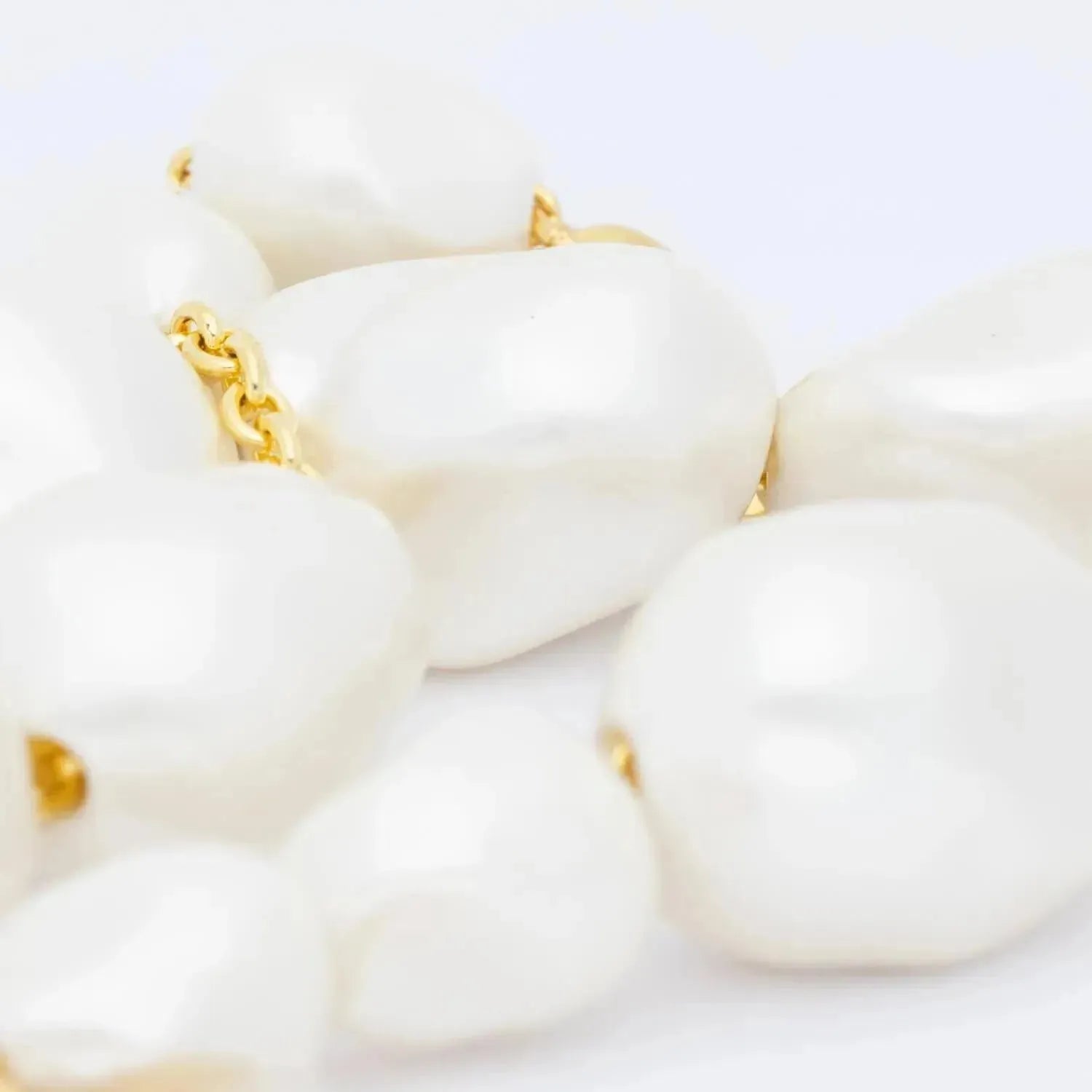 Vanessa Baroni Big Organic Pearl Necklace