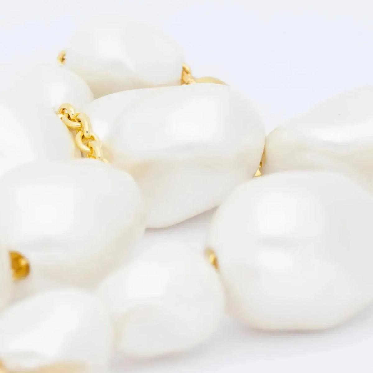 Vanessa Baroni Big Organic Pearl Necklace
