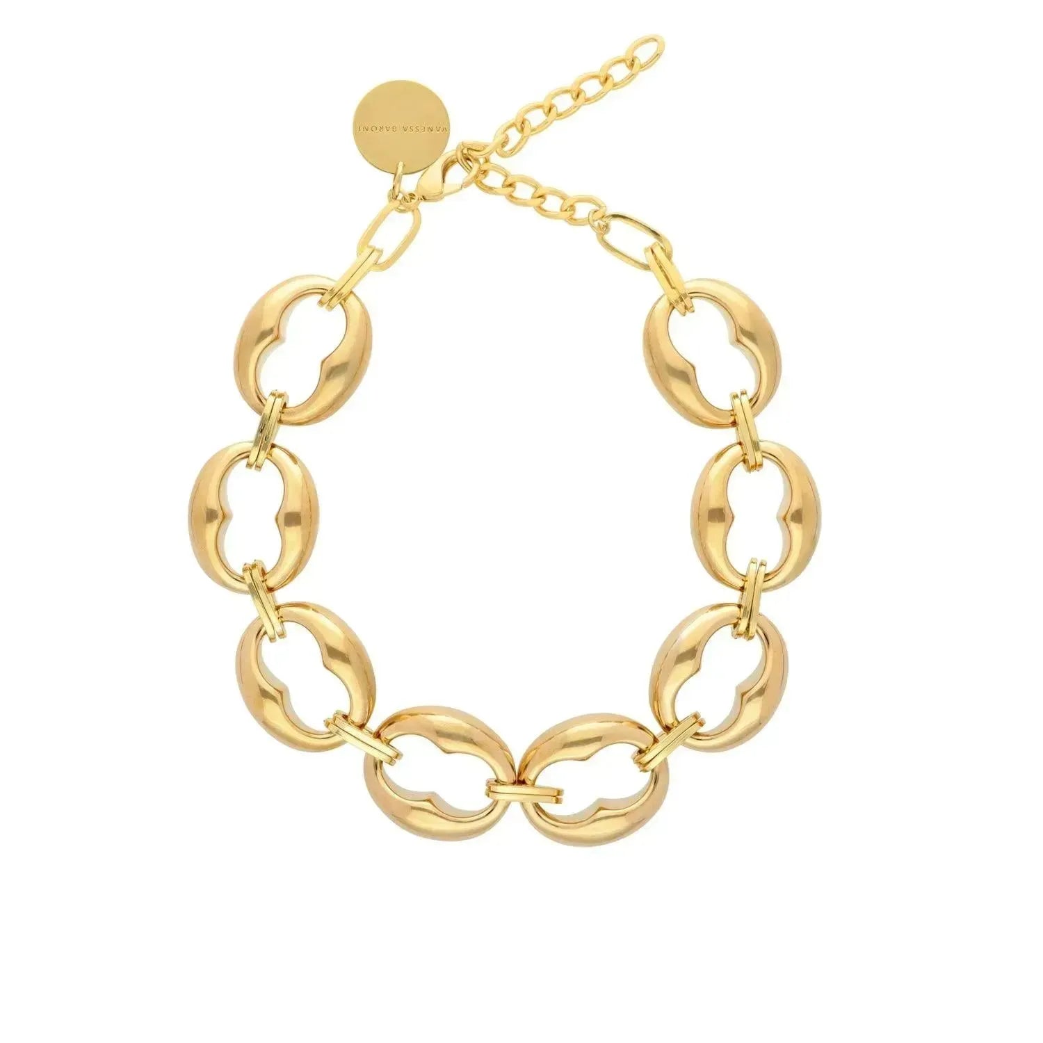 Vanessa Baroni Turtle Necklace in Gold