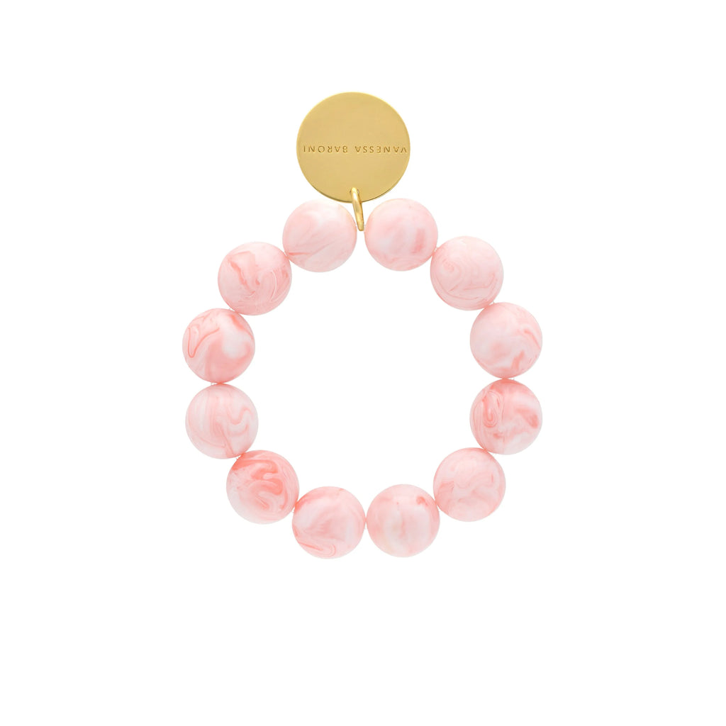 V.BARONI Beads Flex Bracelet in Bubble Gum Twist