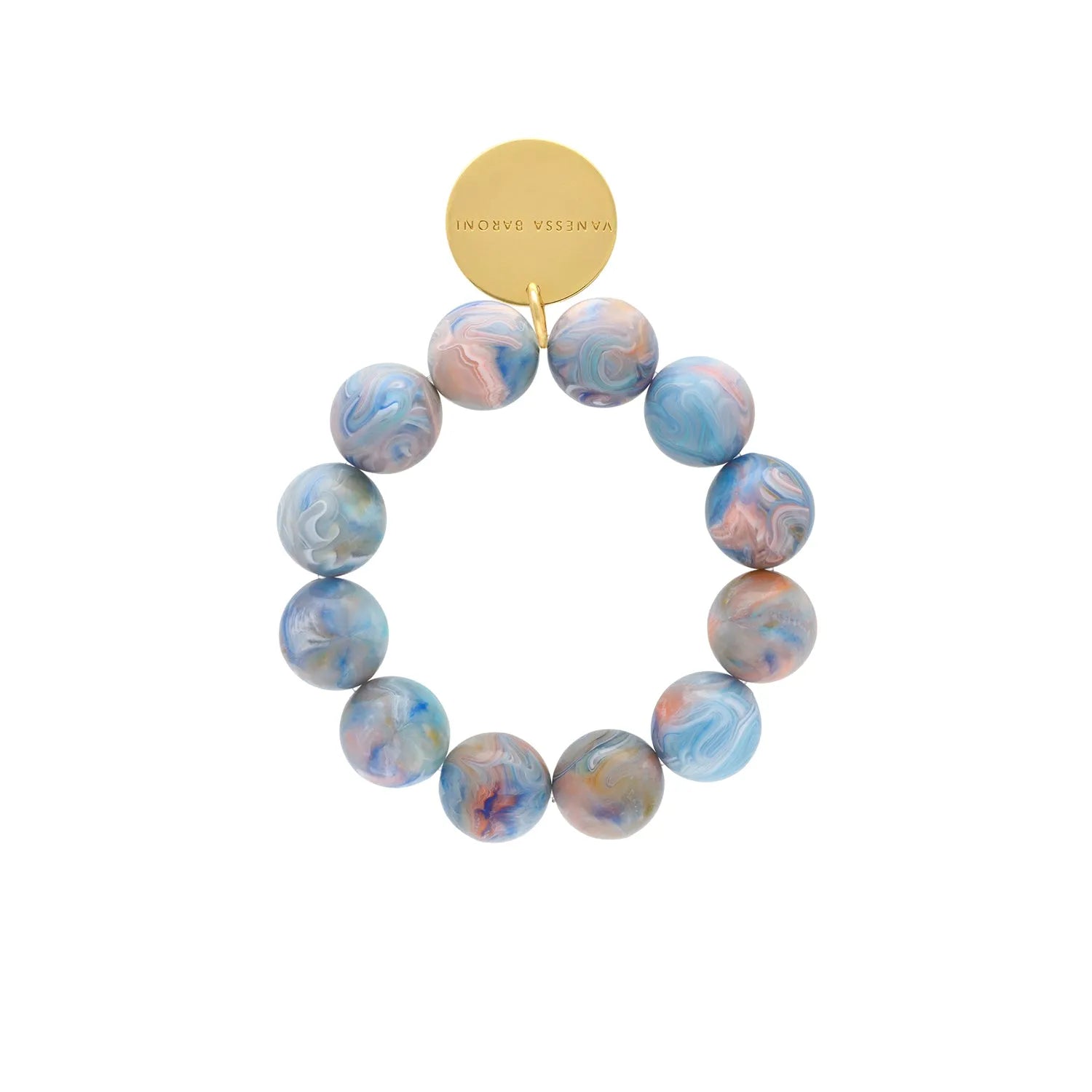 Vanessa Baroni Beads Flex Bracelet in Sea Wave