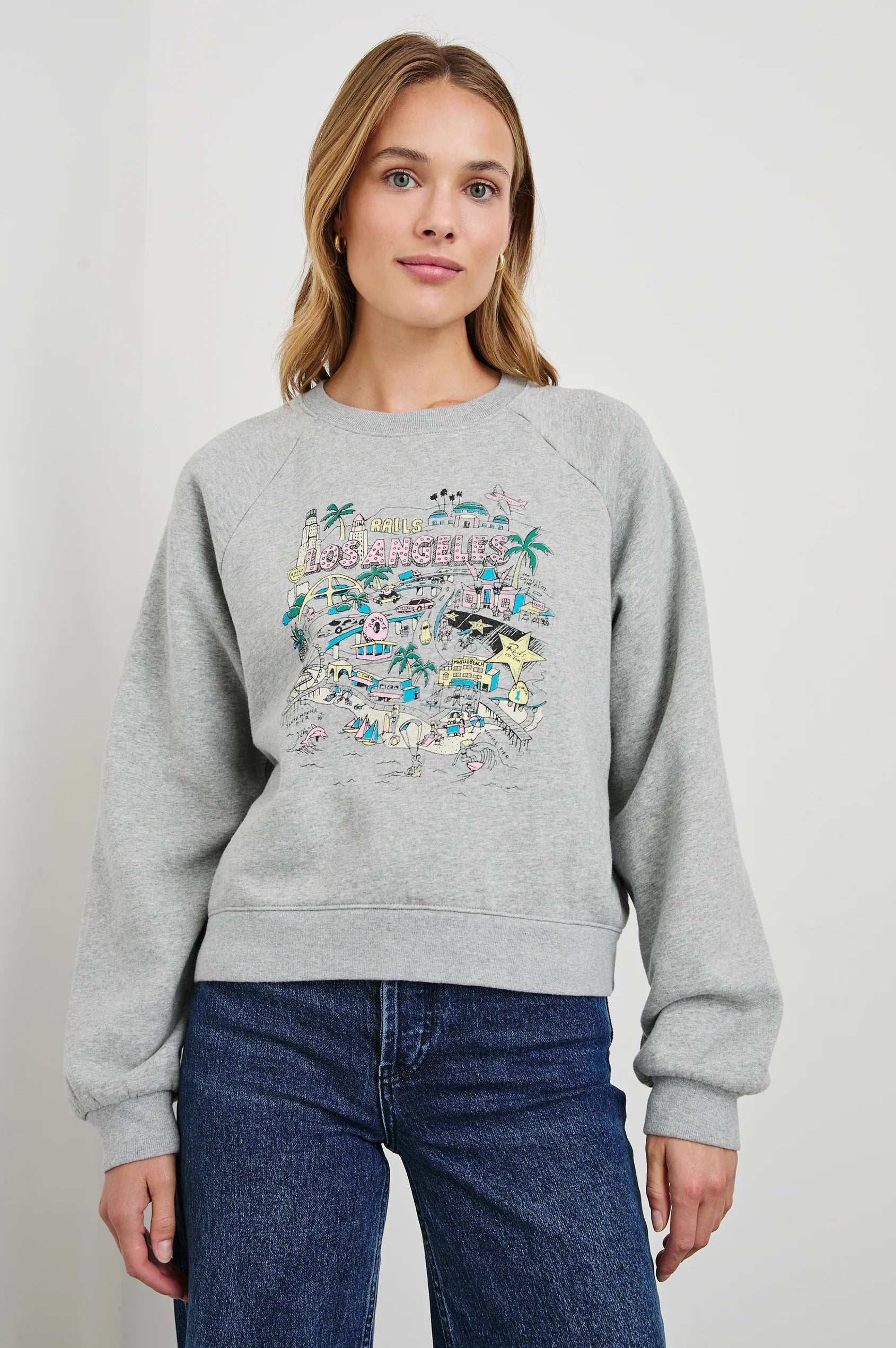 RAILS LA Vintage Sweat in Grey