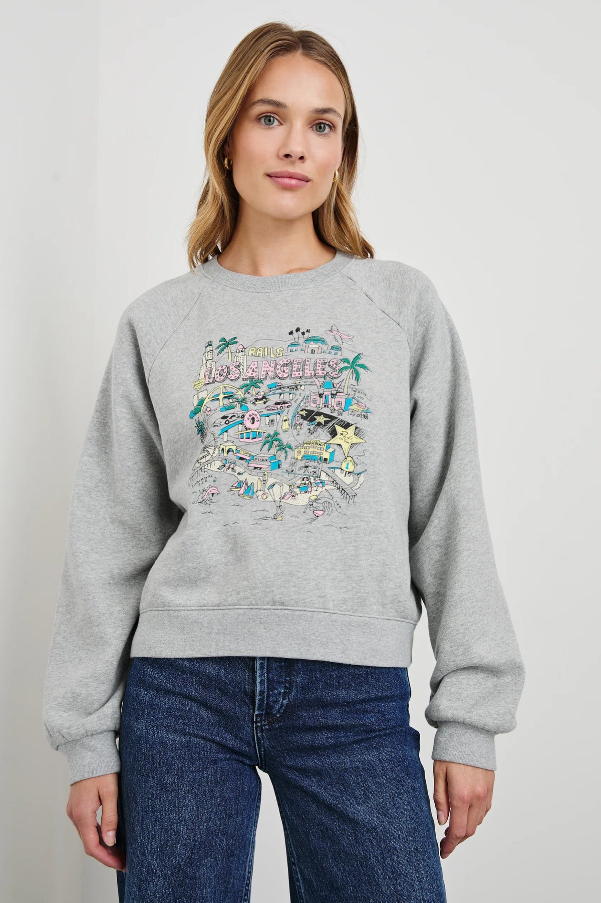 RAILS LA Vintage Sweat in Grey