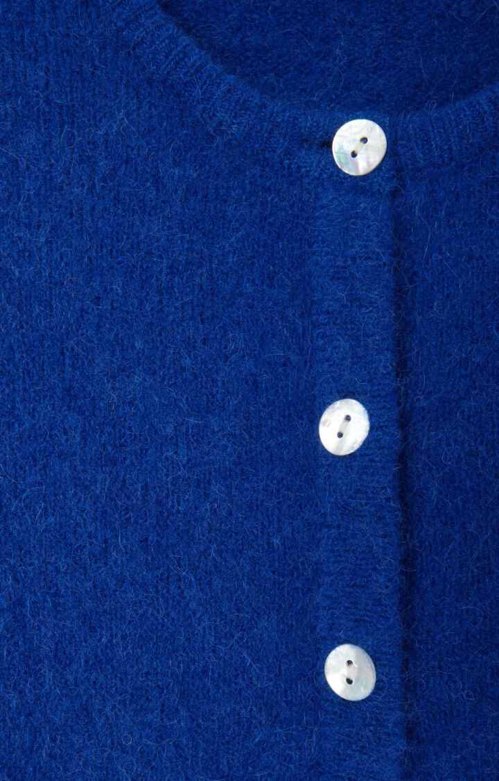 American Vintage Vitow Knit Cardi in Royal Blue