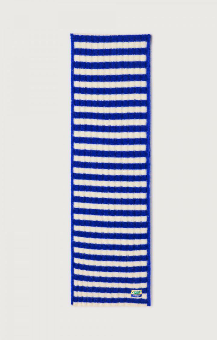 American Vintage Vitow Scarf in Royal Blue Stripes Scarf