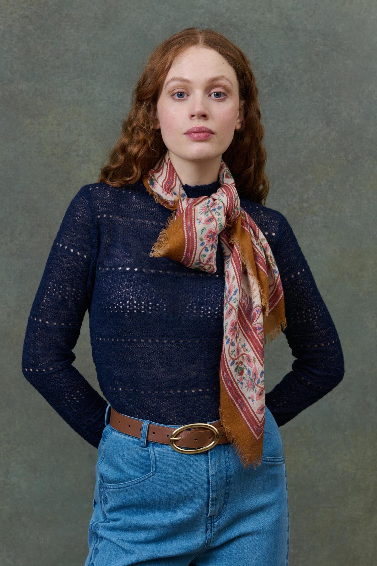 Louise Misha Mekness Printed Scarf