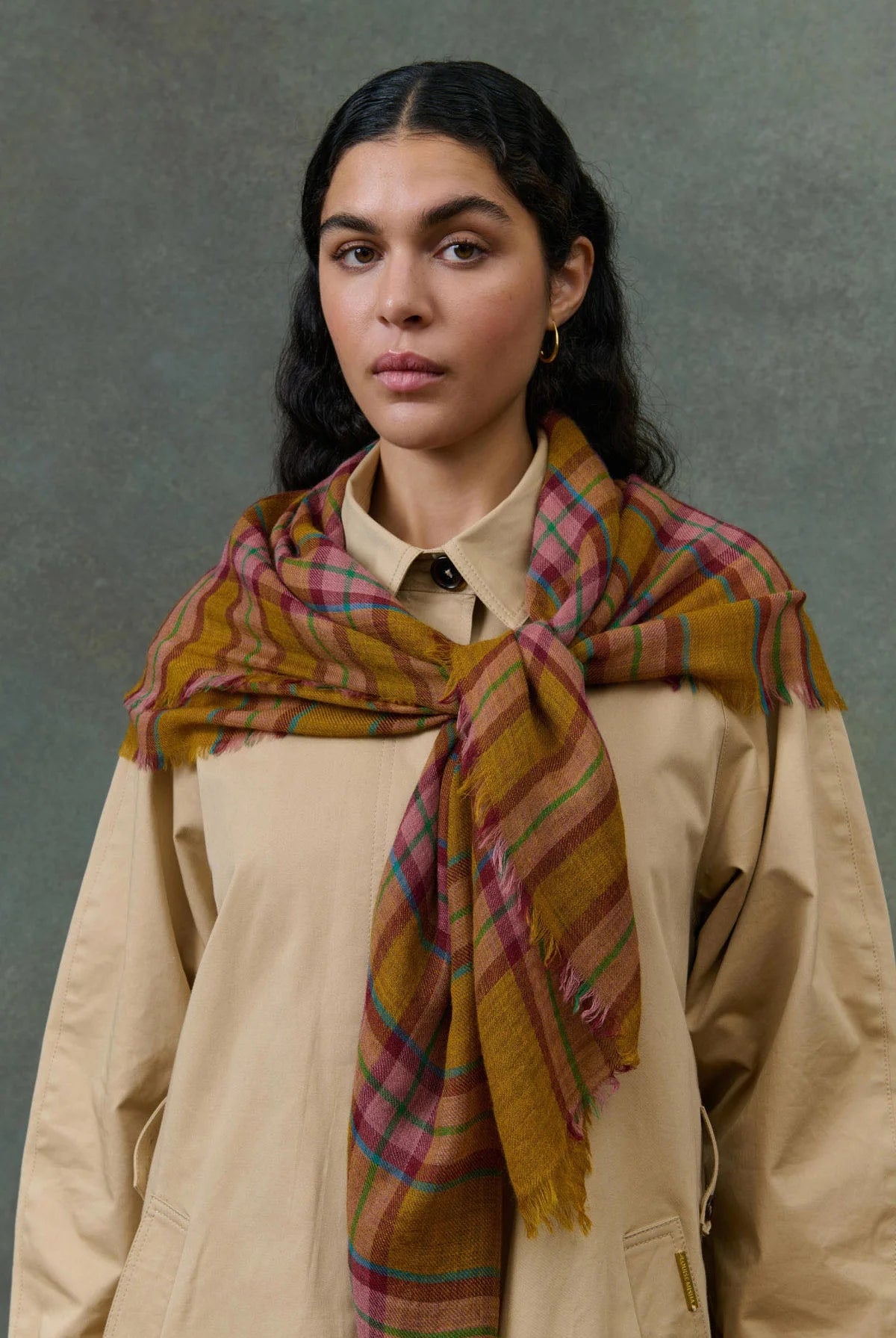 Louise Misha Mekness Check Scarf