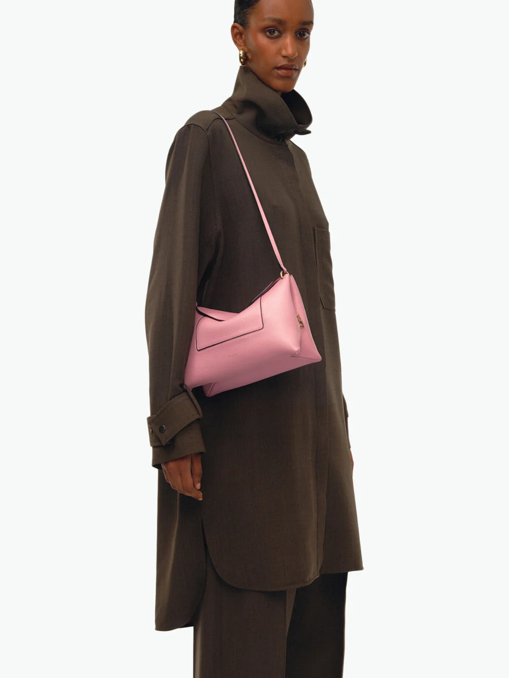 WANDLER Penelope Slouch Bag in Rose Petal Crust