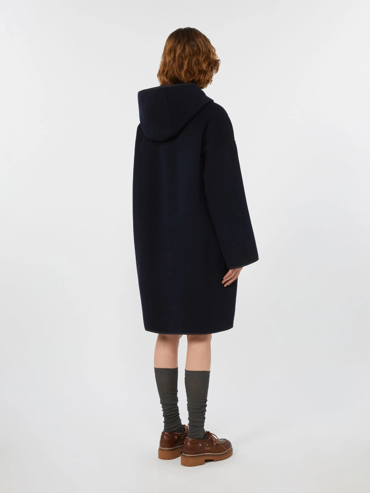 Weekend Max Mara Bergen Coat in Navy