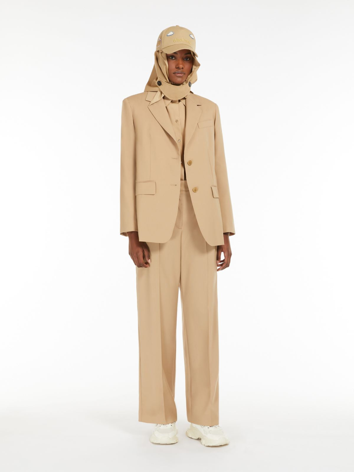 Weekend Max Mara Urial Trousers in Light Brown