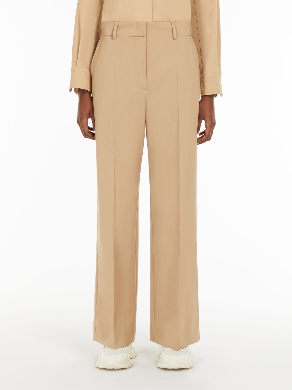 Weekend Max Mara Urial Trousers in Light Brown