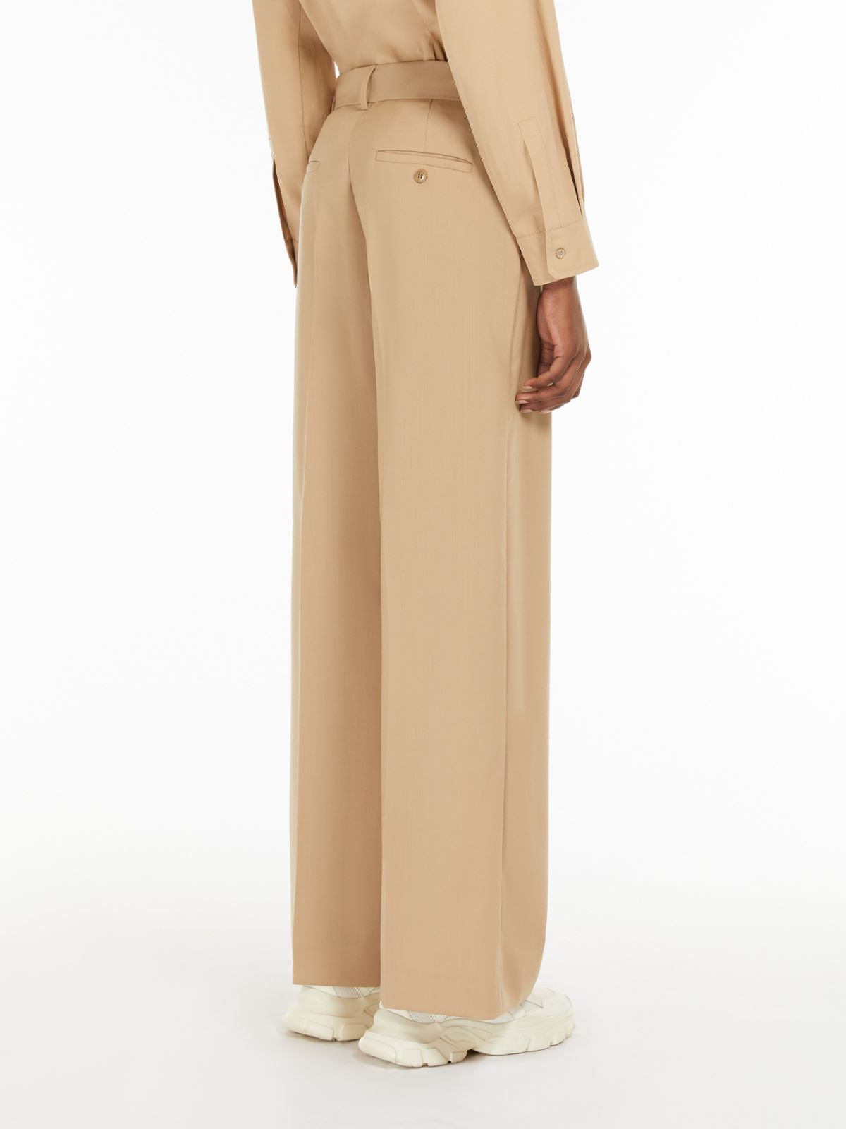 Weekend Max Mara Urial Trousers in Light Brown