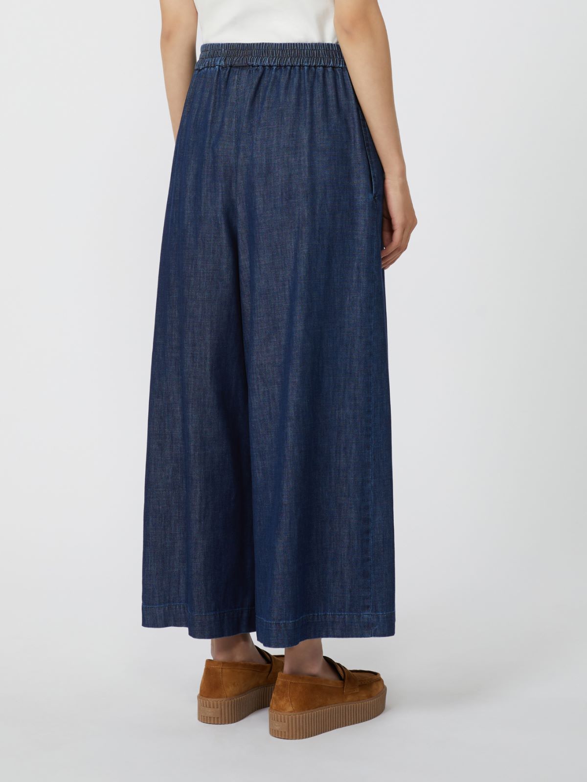 Weekend Max Mara Lubiana Trousers in Dark Navy Denim