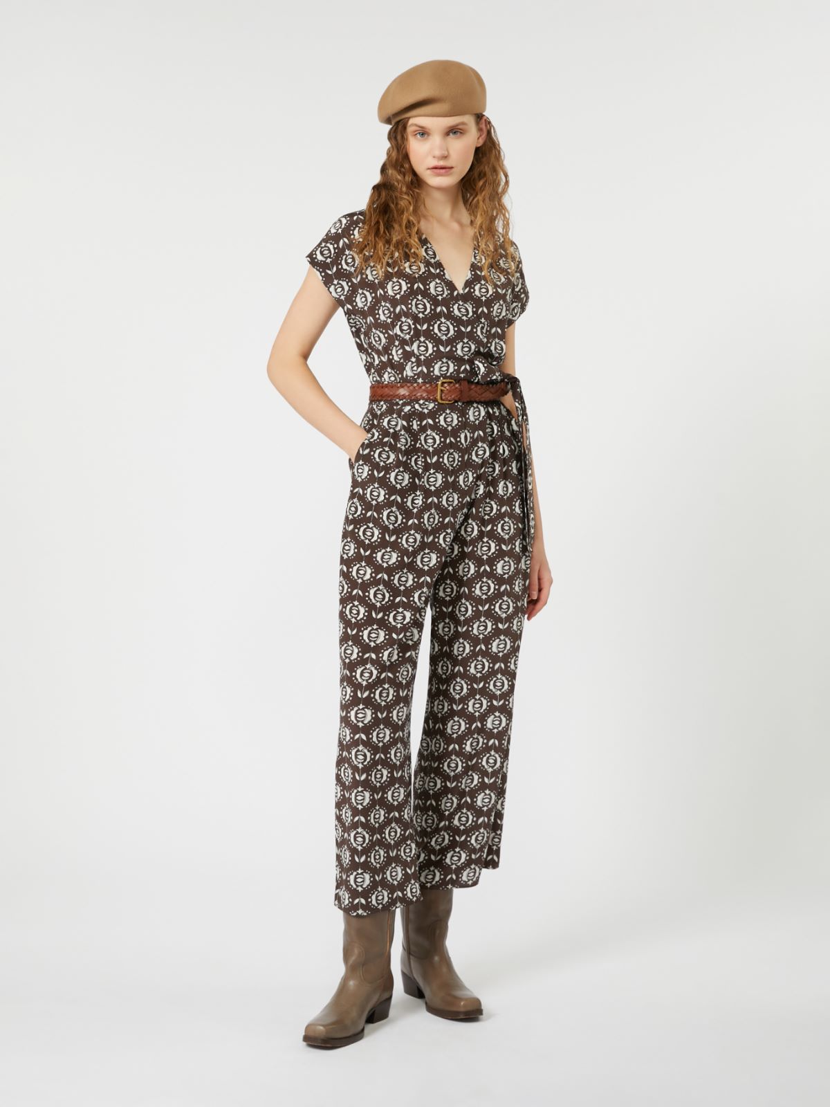Weekend Max Mara Arizona Jumpsuit in Brown