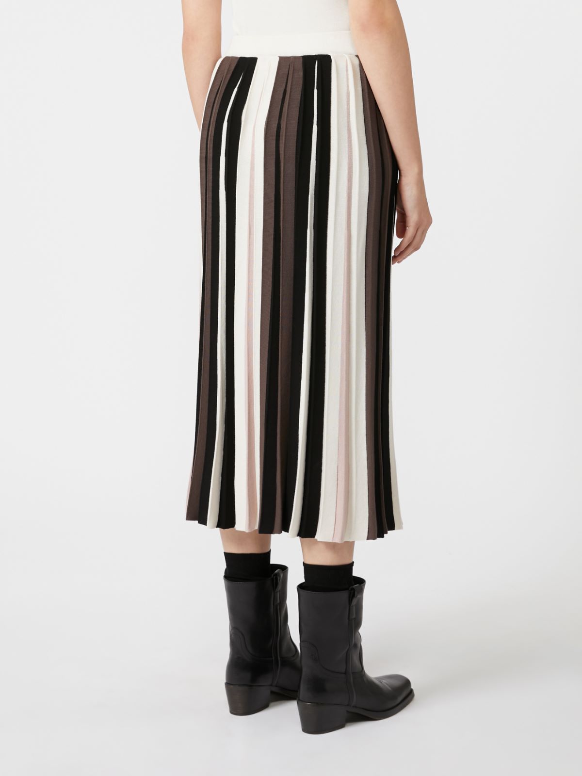 Weekend Max Mara Pleiadi Skirt in Brown Mix
