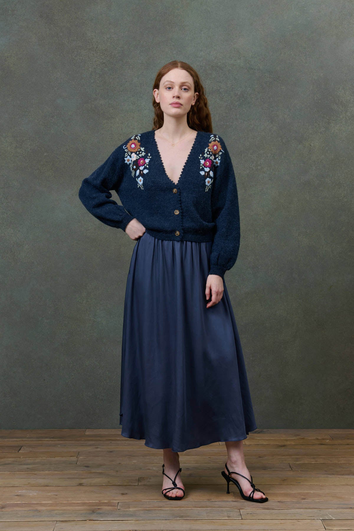 Louise Misha Irielle Skirt in Midnight