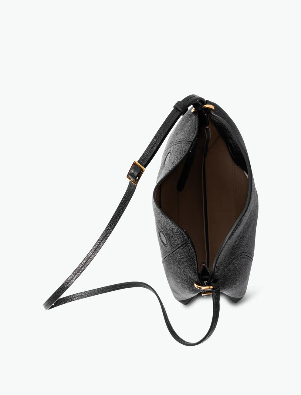 WANDLER Penelope Slouch Bag in Black Crust