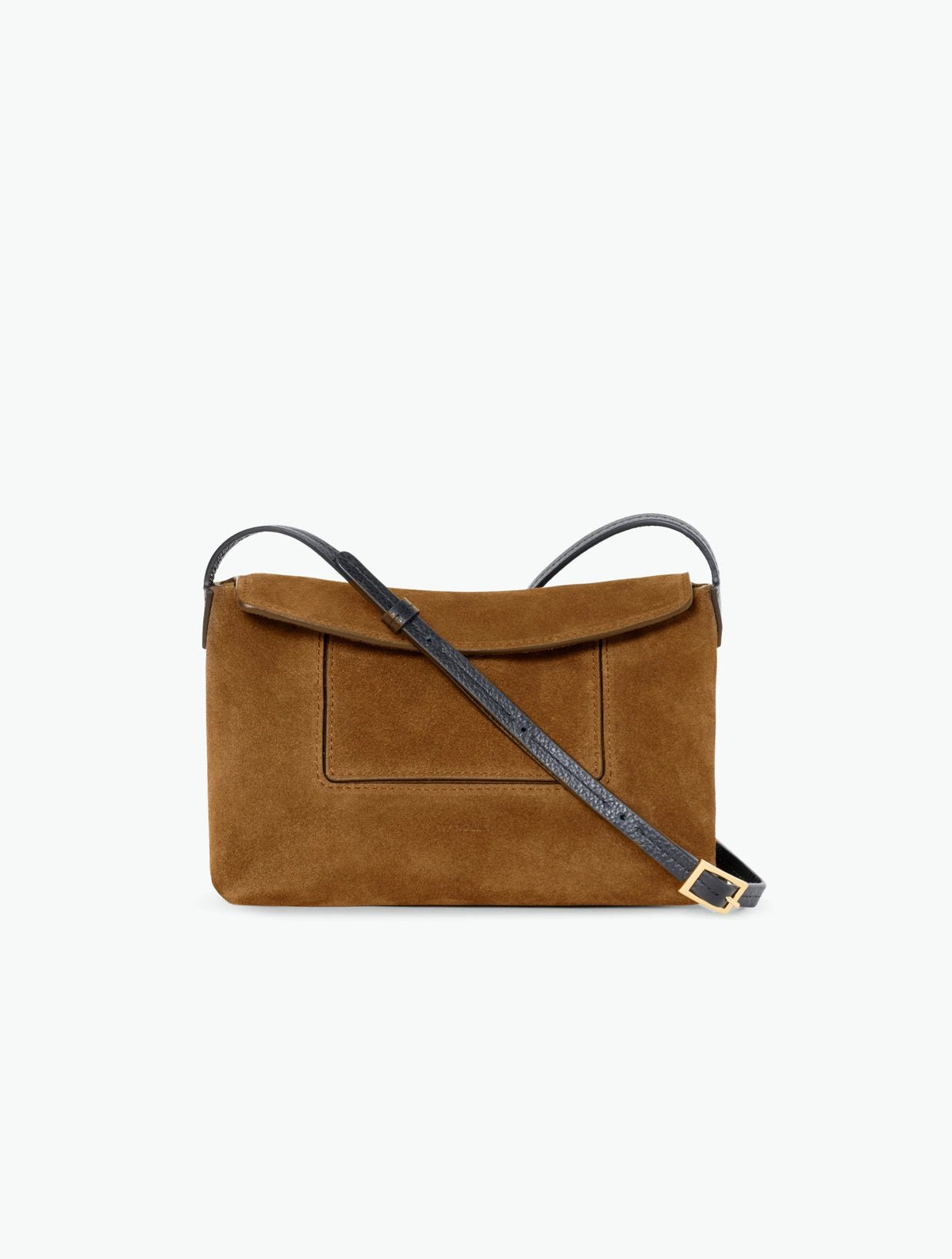 WANDLER Penelope Slouch Mini Bag in Cognac Suede