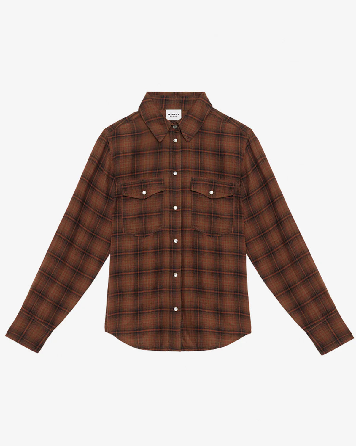 Marant Etoile Yalisa Shirt in Dark Bronze