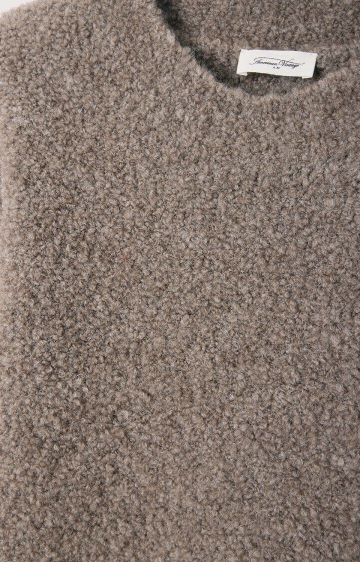 American Vintage Zolly Knit in Taupe Chine
