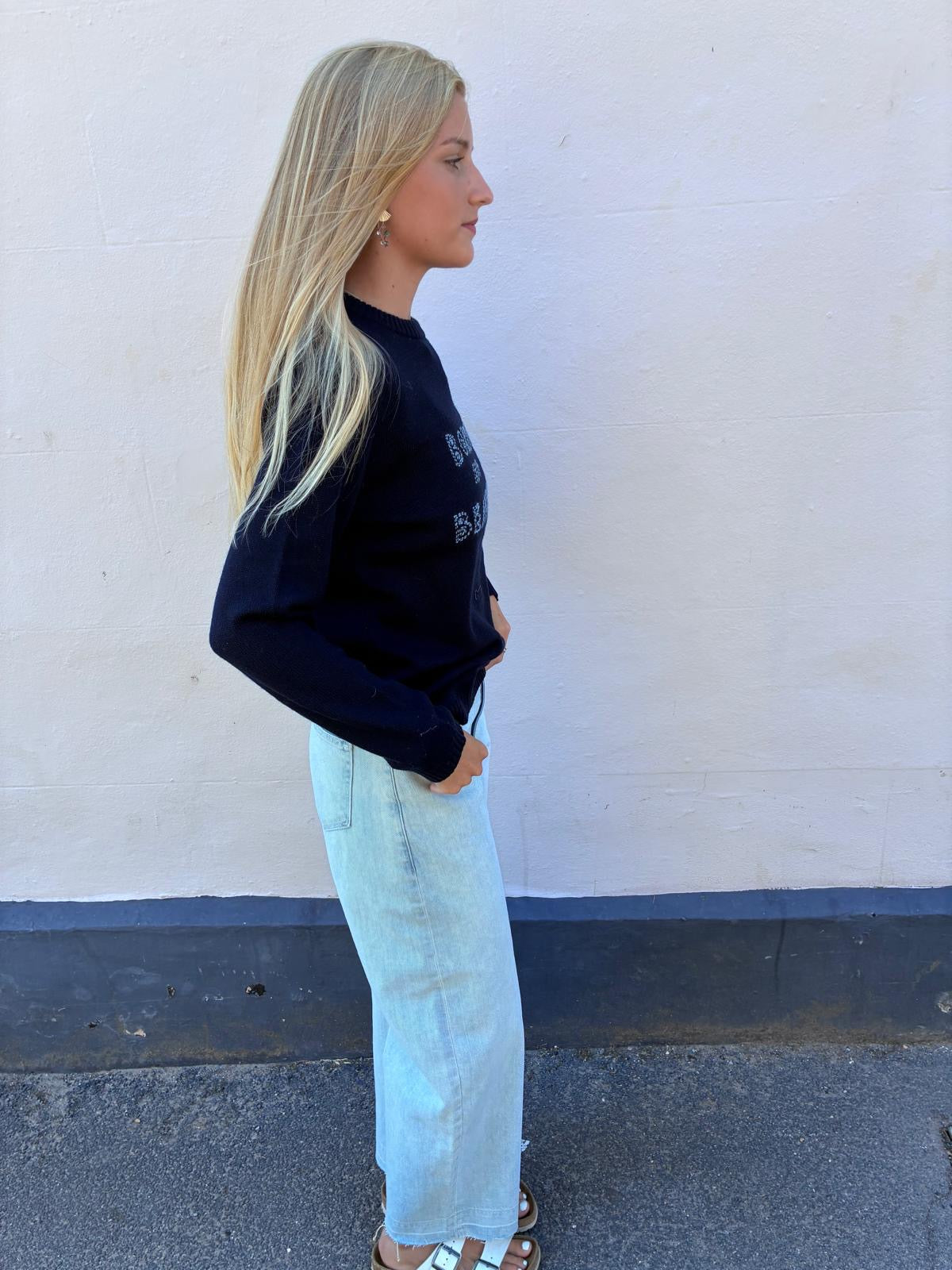 Bella Freud Beautiful Jumper in Navy