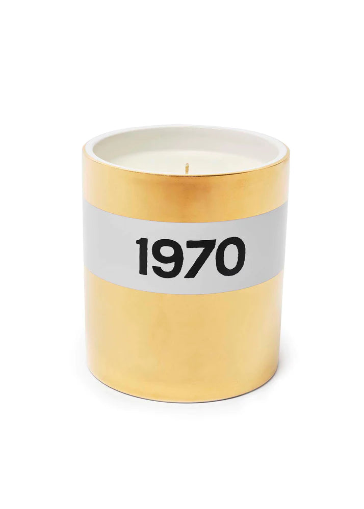 Bella Freud 1970 Ceramic Mineral Wax Candle in Gold