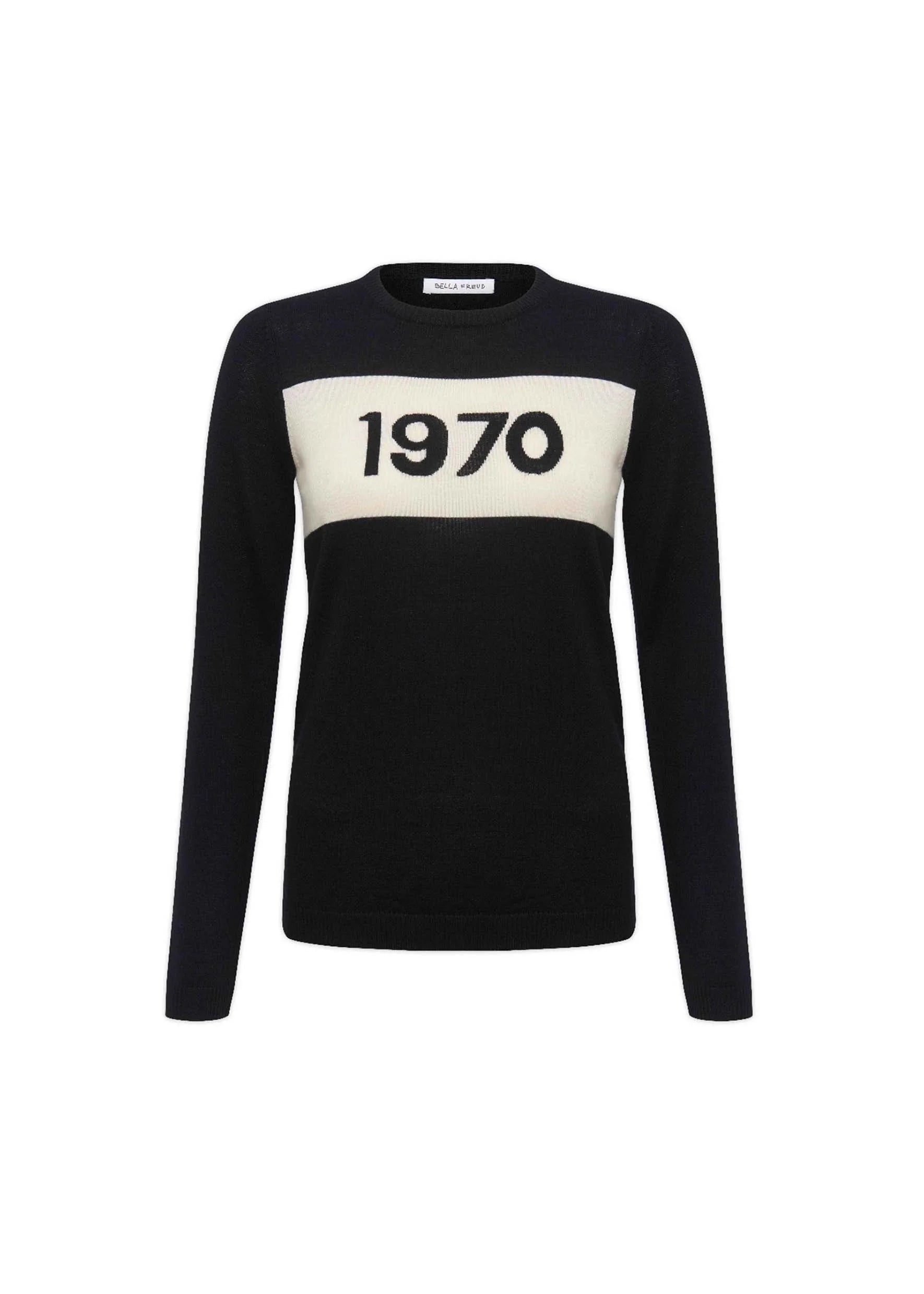 Bella Freud 1970 Merino Knit in Black
