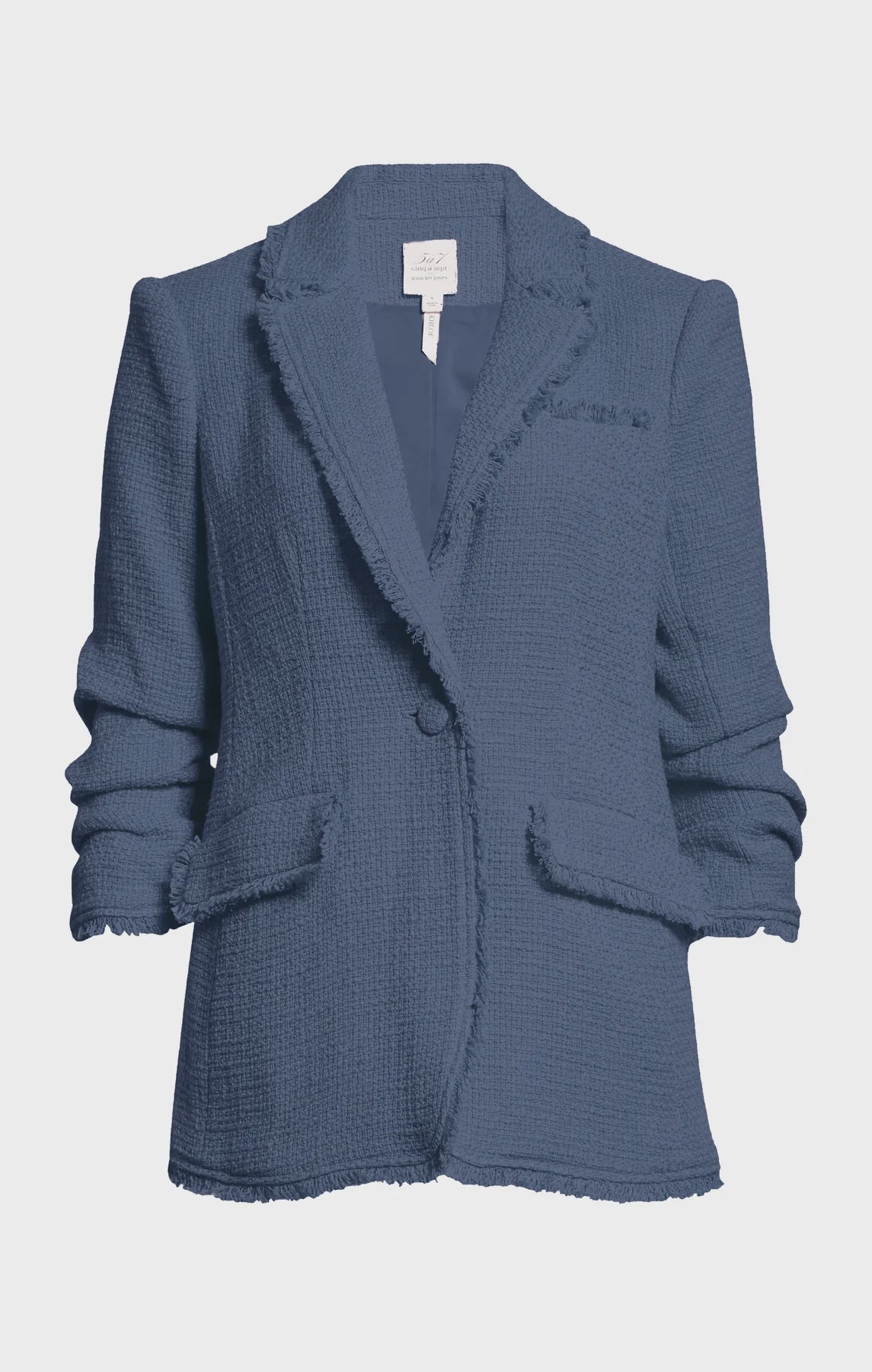 Cinq à Sept Boucle Khloe Blazer in Shadow