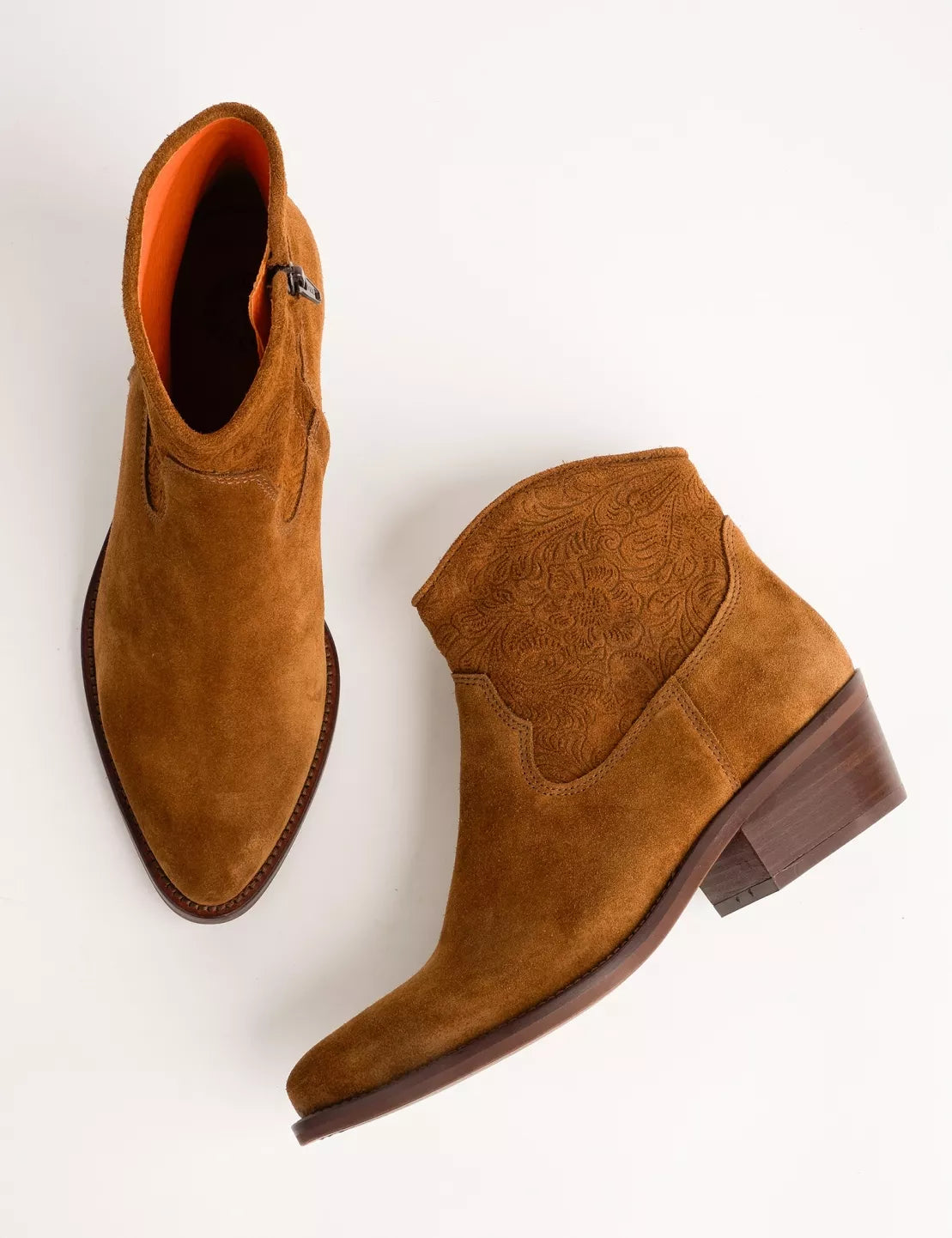 Penelope Chilvers Cassidy Cordoban Suede Boot in Peat