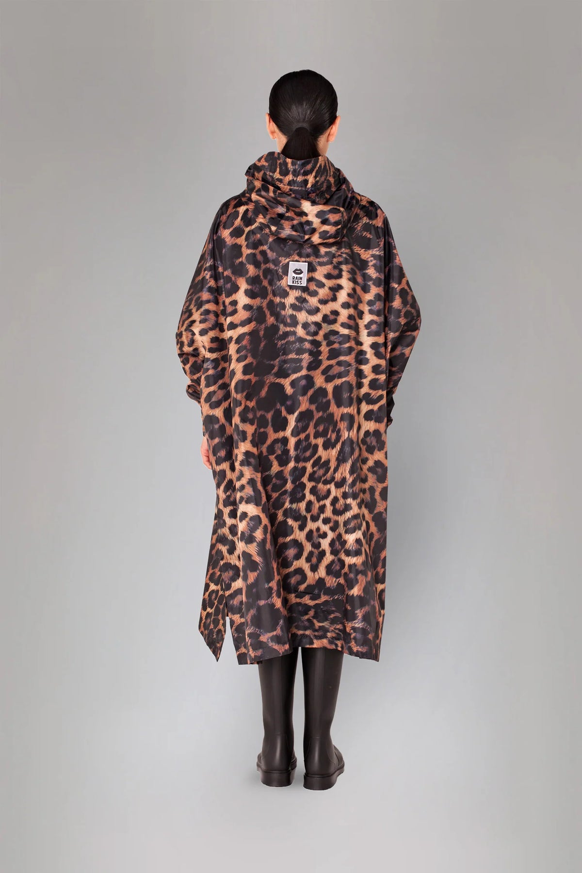 Rainkiss Dark Leopard Waterproof Poncho