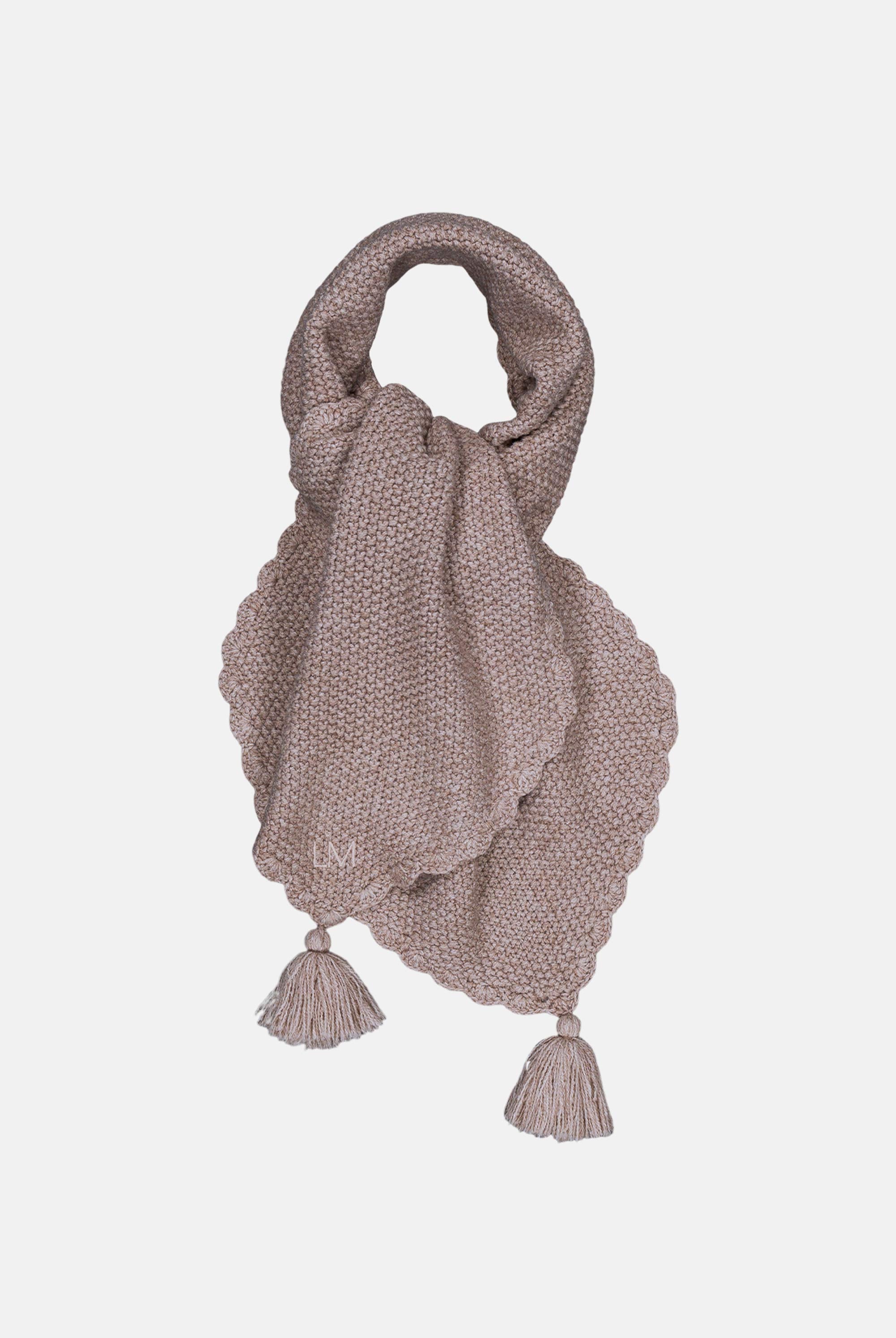 Louise Misha Pompom Scarf in String