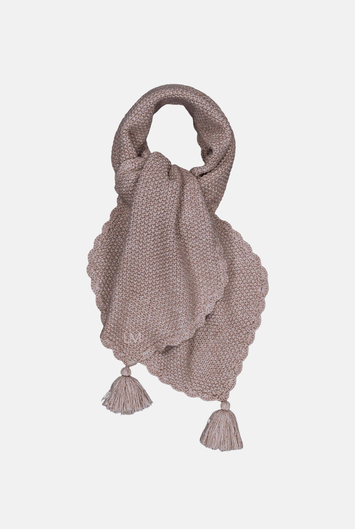Louise Misha Pompom Scarf in String