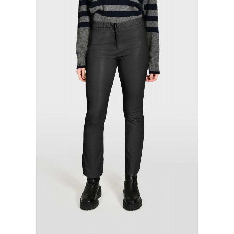 Oakwood Free Leather Trousers in Black