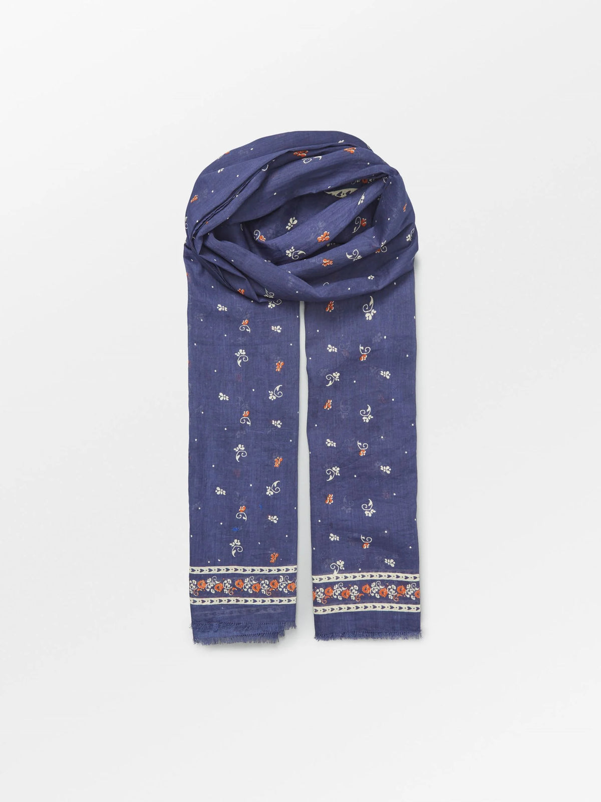 BECKS Floaisley Conga Scarf in Vintage Blue Indigo