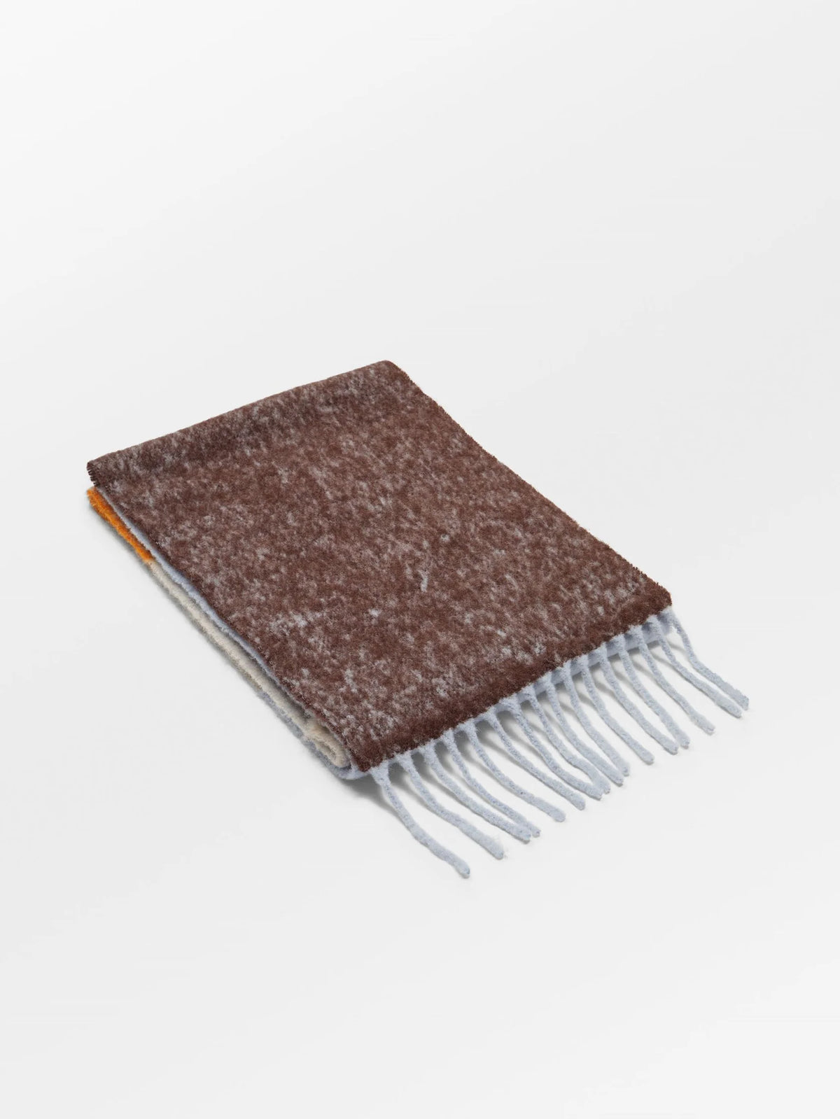 Becksondergaard Striped Anilopa Scarf in Tomato Orange