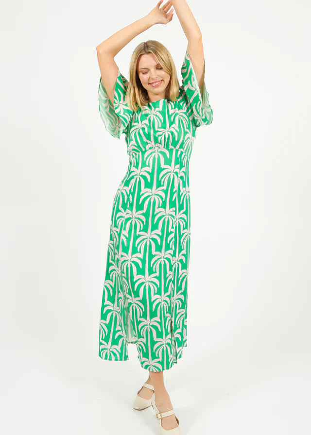 PP Gini Dress in Palm Tower Green