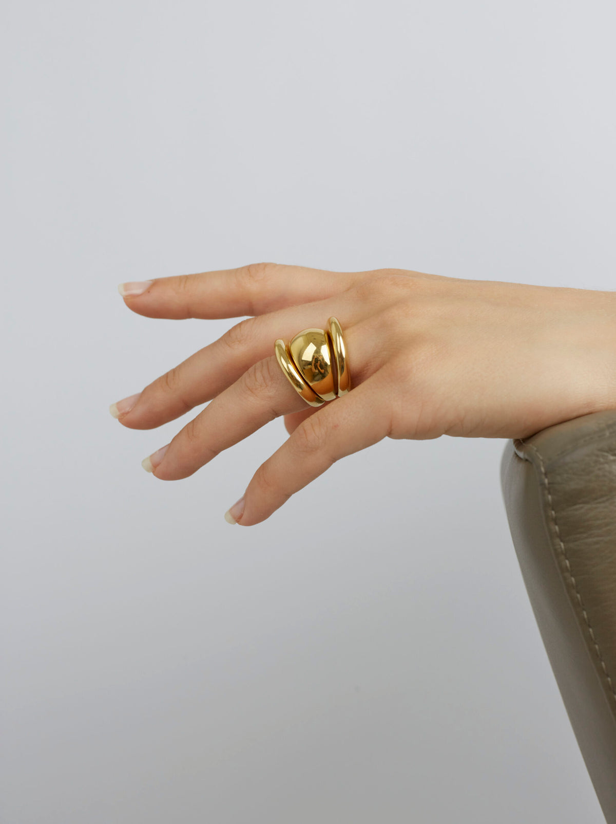 Tilly Sveaas Gold Triple Ring Set