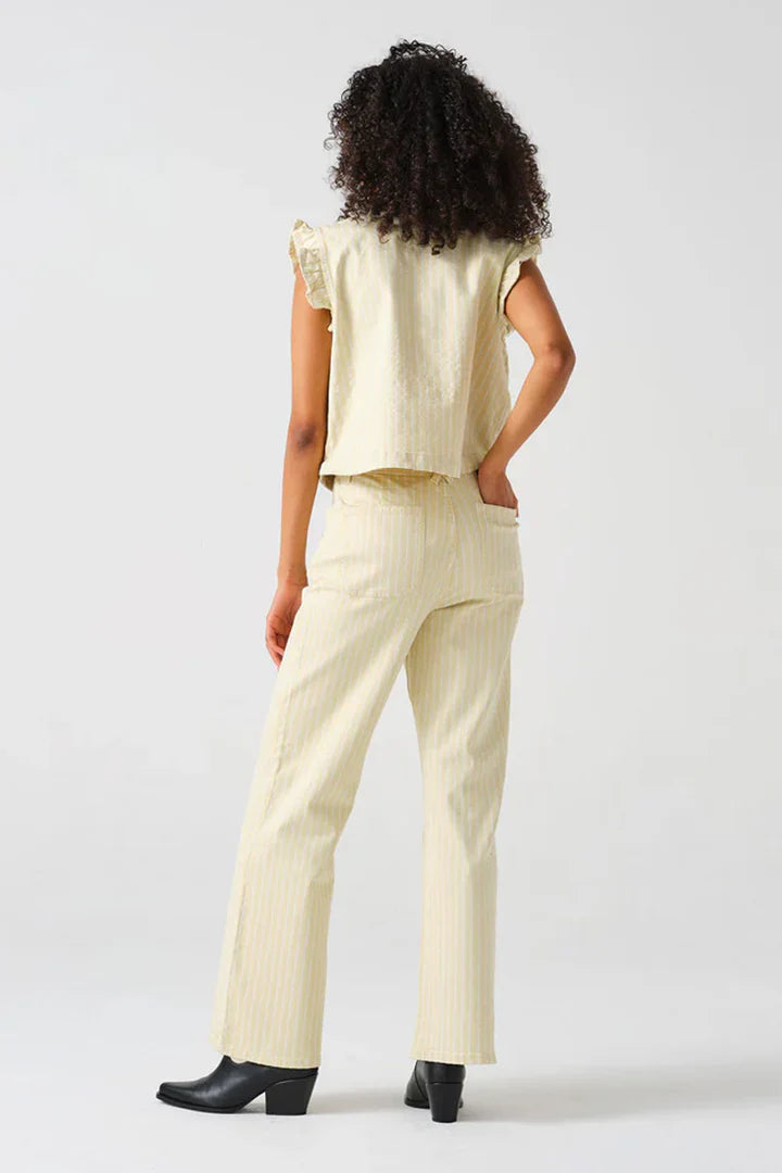 S&M Pablo Waistcoat in Buttermilk