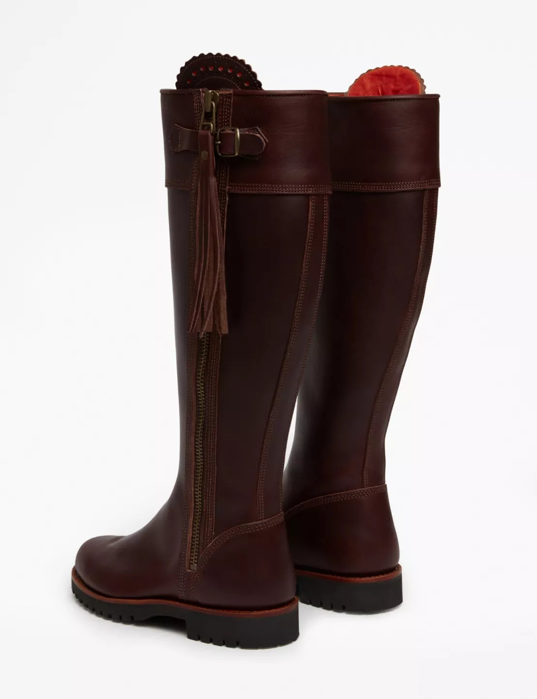 Penelope Chilvers Long Tassel Boot in Conker